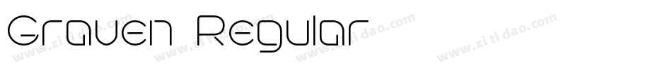Graven-Regular字体转换