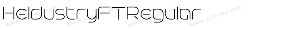 HeldustryFTRegular字体转换 HeldustryFTRegular字体转换
