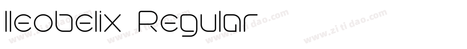 Ileobelix-Regular字体转换