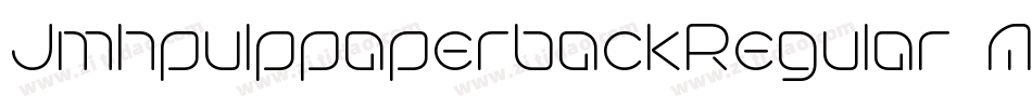 JmhpulppaperbackRegular-Ay8D字体转换