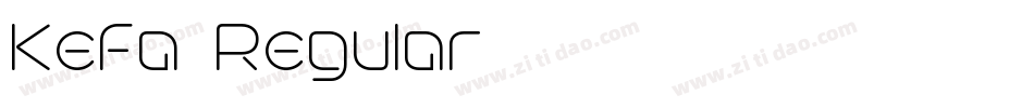 Kefa-Regular字体转换