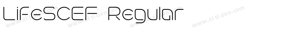 LifeSCEF-Regular字体转换