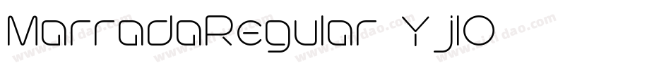 MarradaRegular-Yj0O字体转换