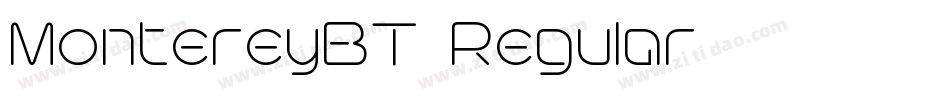 MontereyBT-Regular字体转换