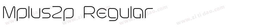 Mplus1p-Regular字体转换