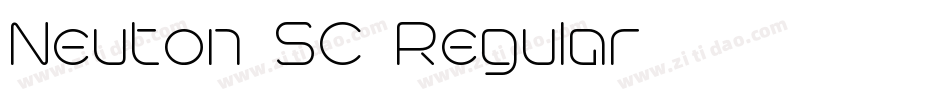 Neuton-SC-Regular字体转换