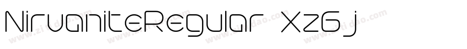 NirvaniteRegular-Xz5j字体转换