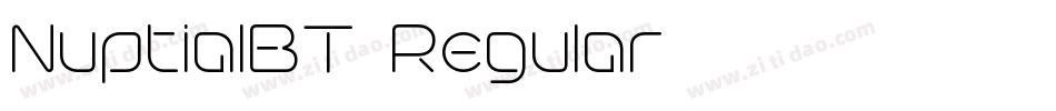 NuptialBT-Regular字体转换
