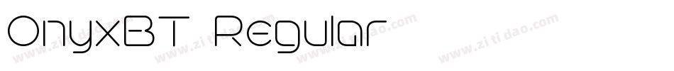 OnyxBT-Regular字体转换