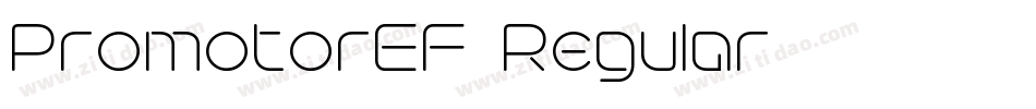 PromotorEF-Regular字体转换