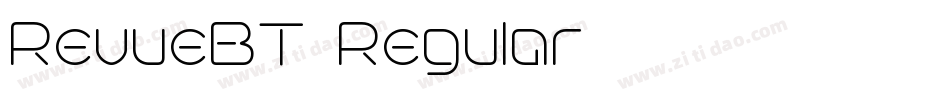 RevueBT-Regular字体转换