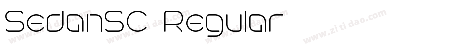 SedanSC-Regular字体转换
