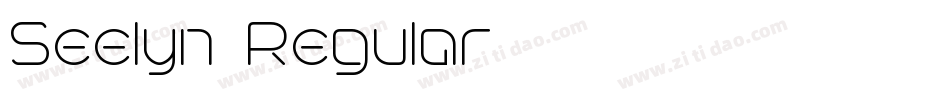 Seelyn-Regular字体转换