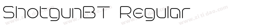 ShotgunBT-Regular字体转换