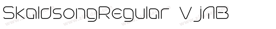 SkaldsongRegular-VjAB字体转换