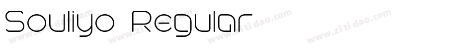 Souliyo-Regular字体转换
