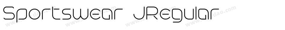 Sportswear-JRegular字体转换