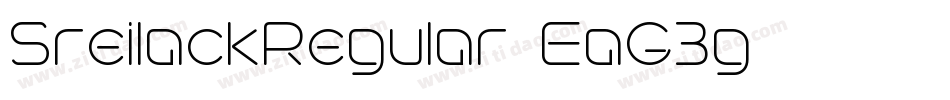 SreilackRegular-EaG2g字体转换