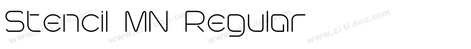 Stencil-MN-Regular字体转换