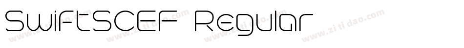 SwiftSCEF-Regular字体转换