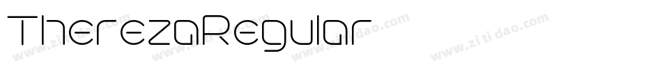 TherezaRegular字体转换