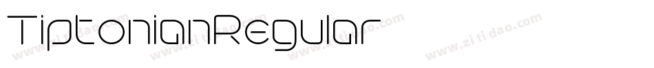 TiptonianRegular字体转换