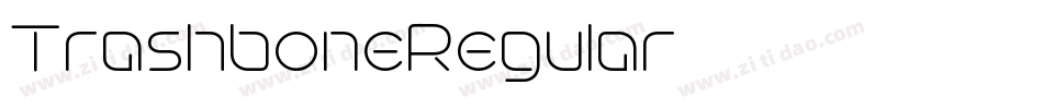 TrashboneRegular字体转换