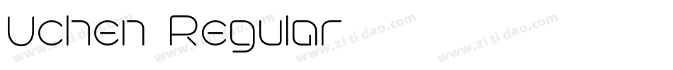 Uchen-Regular字体转换