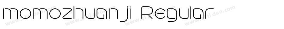 momozhuanji-Regular字体转换