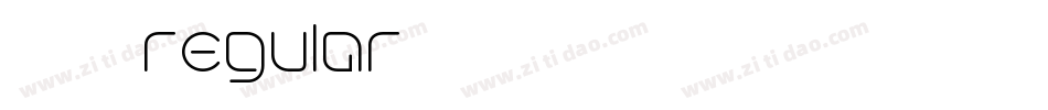 百变马丁regular字体转换