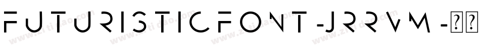 FuturisticFont-JRRvM字体转换