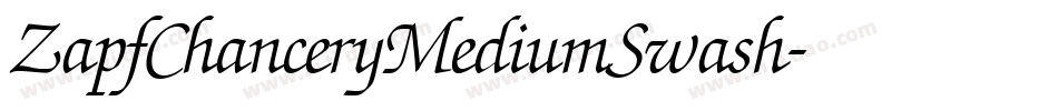 ZapfChanceryMediumSwash字体转换