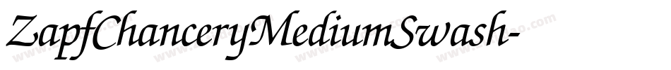 ZapfChanceryMediumSwash字体转换