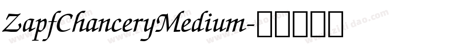 ZapfChanceryMedium字体转换