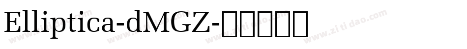 Elliptica-dMGZ字体转换
