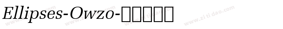 Ellipses-Owzo字体转换