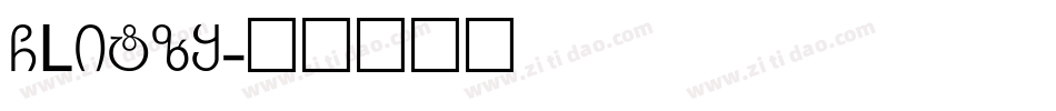 GLitzy字体转换