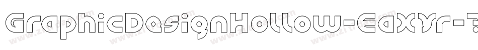 GraphicDesignHollow-EaXYr字体转换
