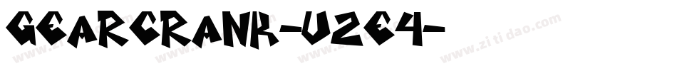 GearCrank-vZE4字体转换