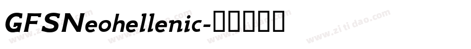 GFSNeohellenic字体转换