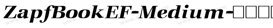 ZapfBookEF-Medium字体转换