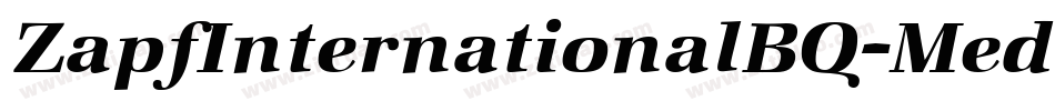 ZapfInternationalBQ-Medium字体转换