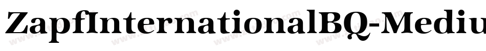 ZapfInternationalBQ-Medium字体转换