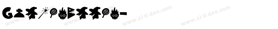 GhoulyBooly字体转换