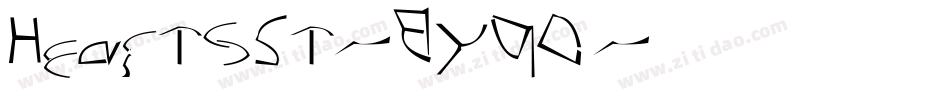 HeartsSt-8Y90字体转换