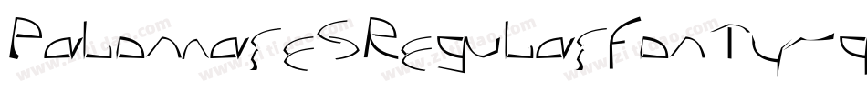 PalomaresRegularFonty-qM90字体转换