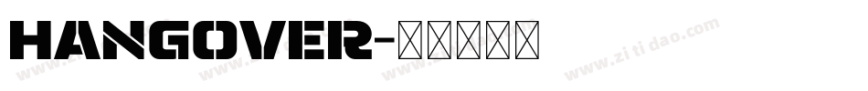 Hangover字体转换