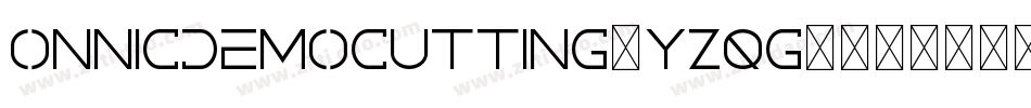 OnnicDemoCutting-YzqG2字体转换
