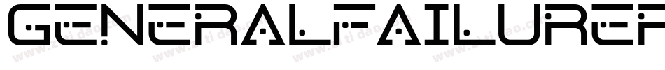 GeneralFailureRegular-Yj2a字体转换
