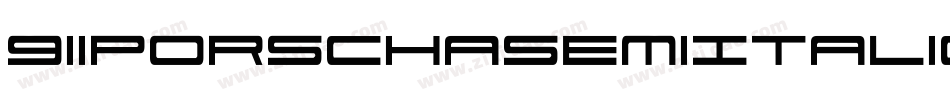 911PorschaSemiItalic-EMzj字体转换